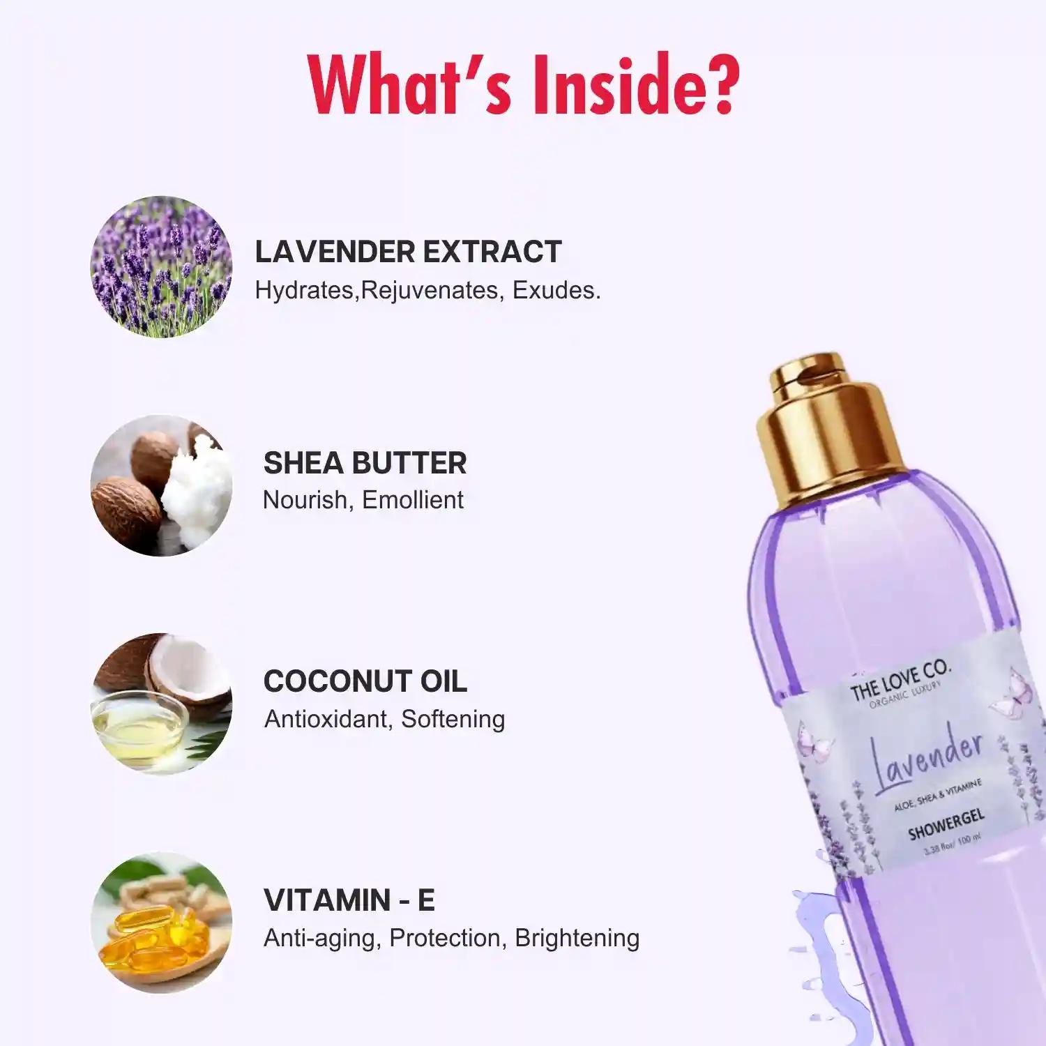 THE LOVE CO. Lavender Body Wash - 100ml