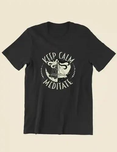 Keep calm and meditate - Unisex Regular Fit T-shirt