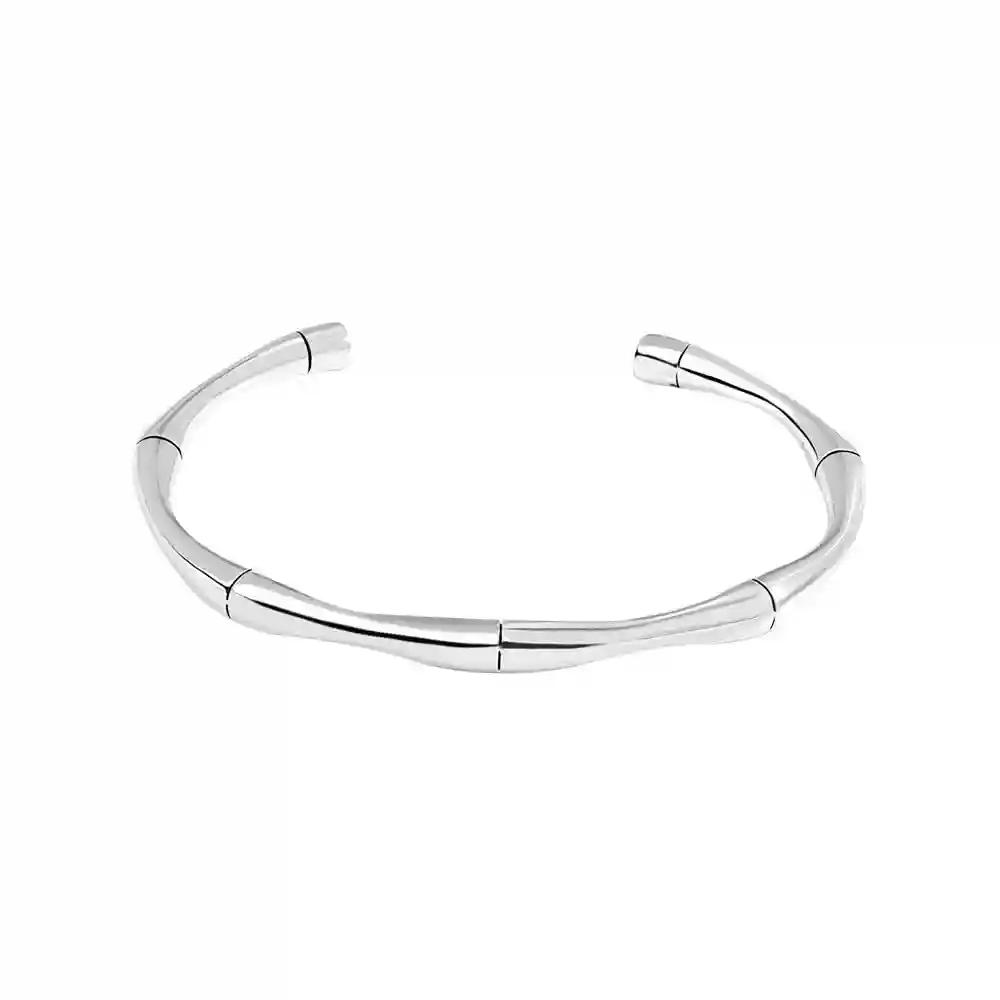 Silver Geometric Shaped Men's Kada