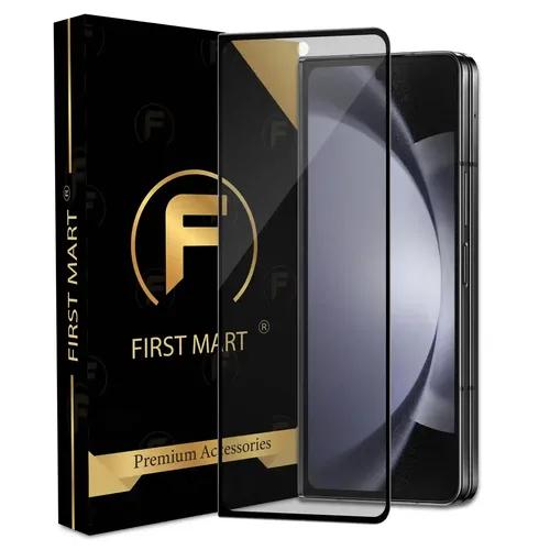 FIRST MART Edge to Edge Anti Glare Matte Tempered Glass for Samsung Galaxy Z Fold 5 5G (7.6 Inch) with Easy Self Installation Kit | Matte Black Case Friendly Screen Protector