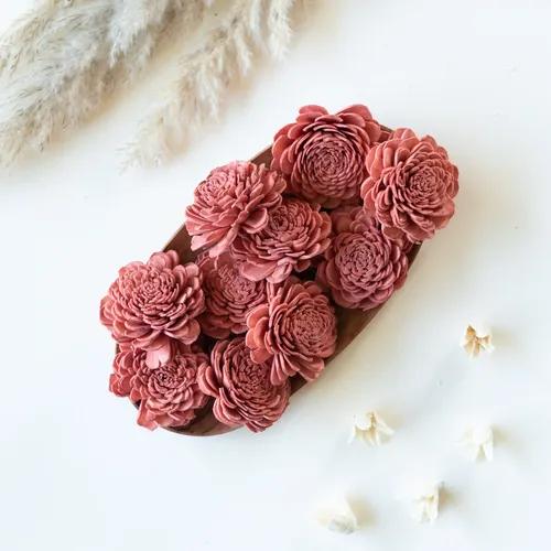 Rustic Pink Sola Belly Flower 6 cm (Pack of 10)