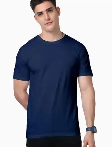 Everyday Essentials - Iconic Premium Supima Cotton - Plain Unisex straight fit T-shirt - Navy Blue - S