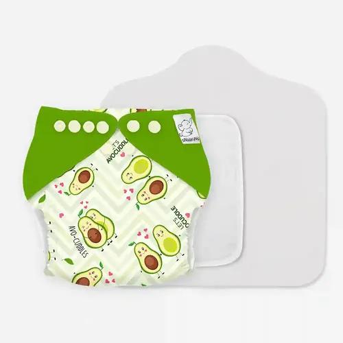 Snugkins New Age Reusable Soaker Booster Cloth Diapers for Babies - Avocuddle ( 0-2 years)