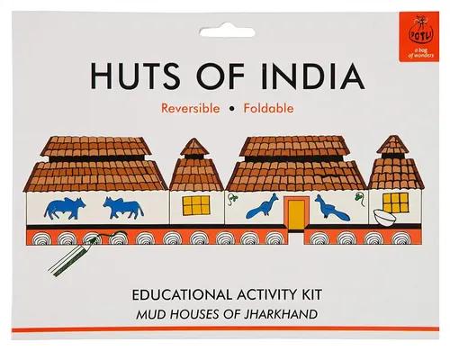 Handmade Educational DIY Colouring & Learning Activity Kit (Mud House Of Jharkhand)- 7+Years