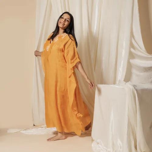 Tangerine Orange Kaftan