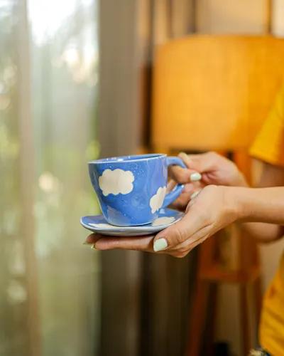 Cloud Cup & Saucer Pack of 1