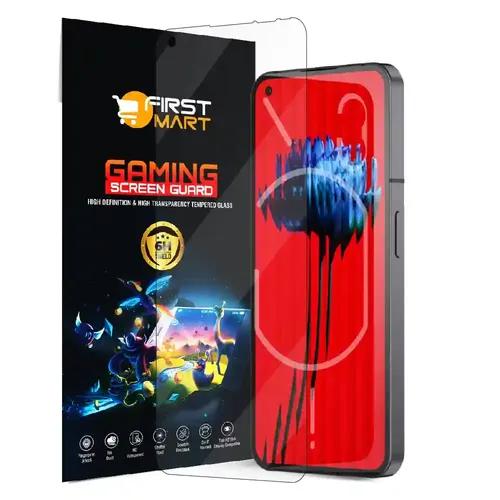 FIRST MART Screen Protector for Nothing Phone 1 - Impossible Fiber Case Friendly Screen Protection & Installation Kit (Gaming Clear)