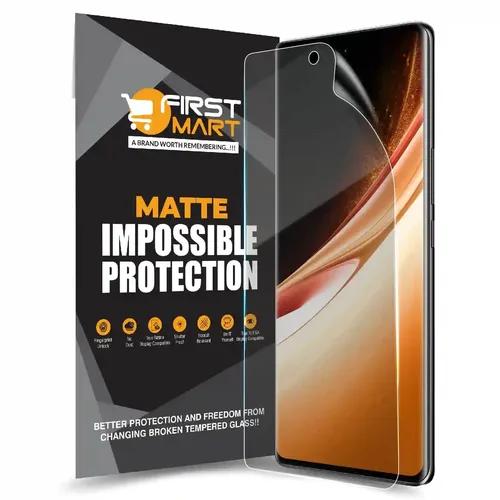 FIRST MART Screen Protector for Vivo V30 5G - Nano Fiber Unbreakable Membrane Case Friendly Full Edge to Edge Screen Coverage & Installation Kit (Matte)