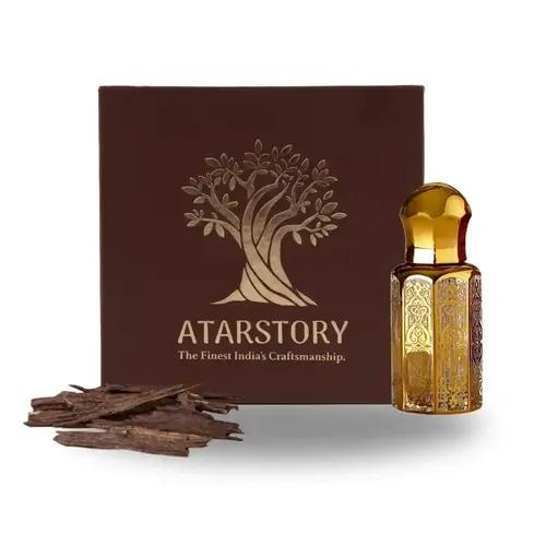 ATARSTORY Best Attar Alcohol Free Roll On For Daily Use | Long Lasting Fragrance | Attar Oudh For Men And Women - 12Ml (Timber Oudh)