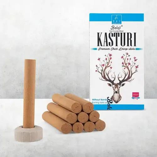 ALODIE- Premium Dhoop Agarbatti | Dhoop Sticks | Balaji Kasturi Thick Dhoop Incense Sticks Fragrance Sticks | Sambrani Dhoop Sticks for Pooja | Longlasting Fragrance Dhoop Sticks for Home