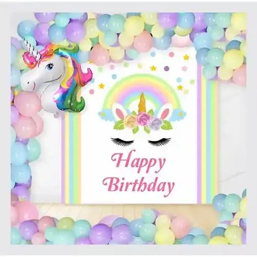 Untumble Unicorn Theme Backdrop Arch Kit