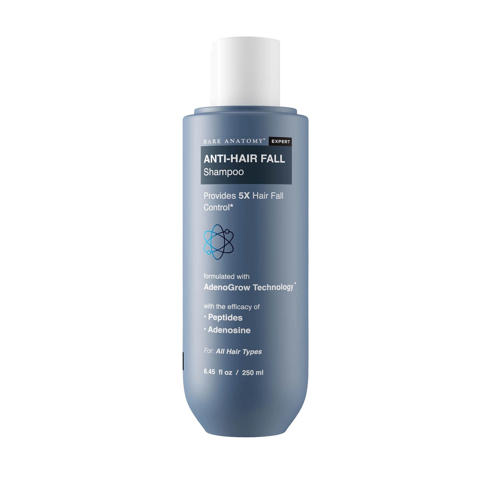 Bare Anatomy Anti-Hair Fall Shampoo | Provides 5X Hair Fall Control | For Hair Fall | Suitable For All Hair Types | 250 ml