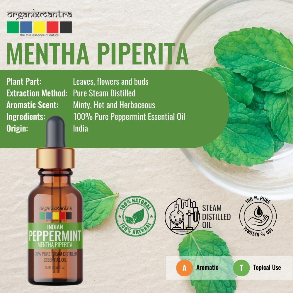 Organix Mantra Indian Peppermint Essential Oil 15ML