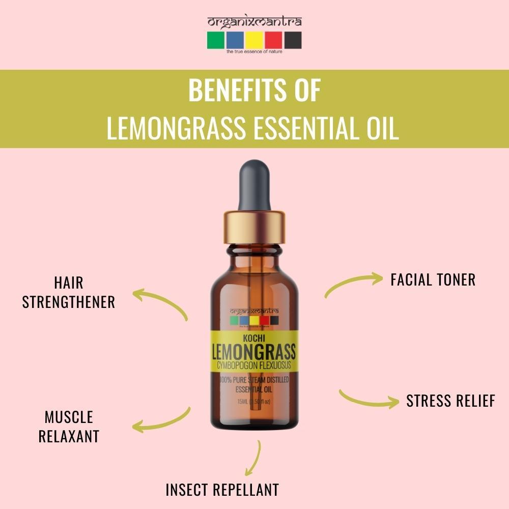 Organix Mantra Kochi Lemongrass Essential Oil 15ML