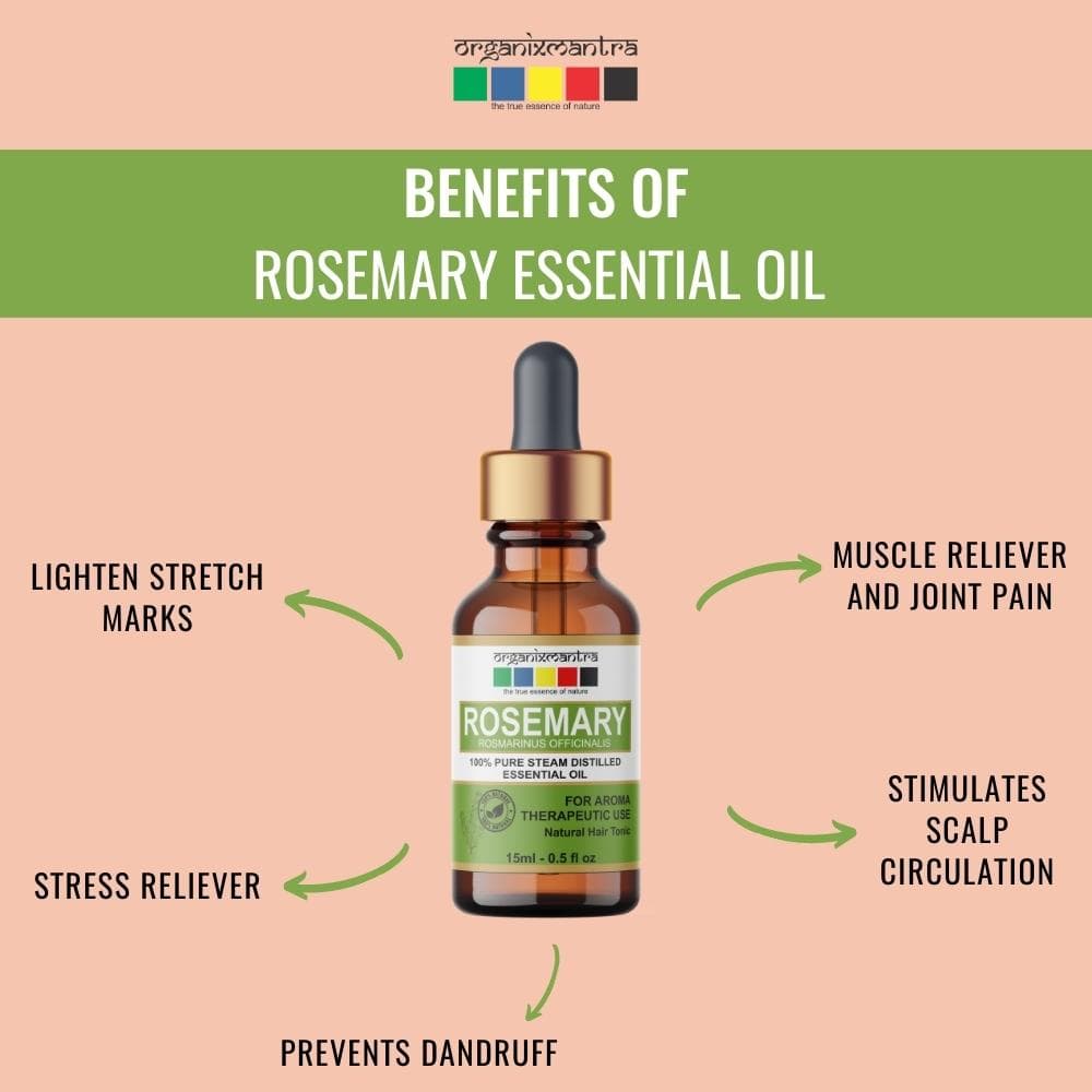 Organix Mantra Rosemary Essential Oil 15ML